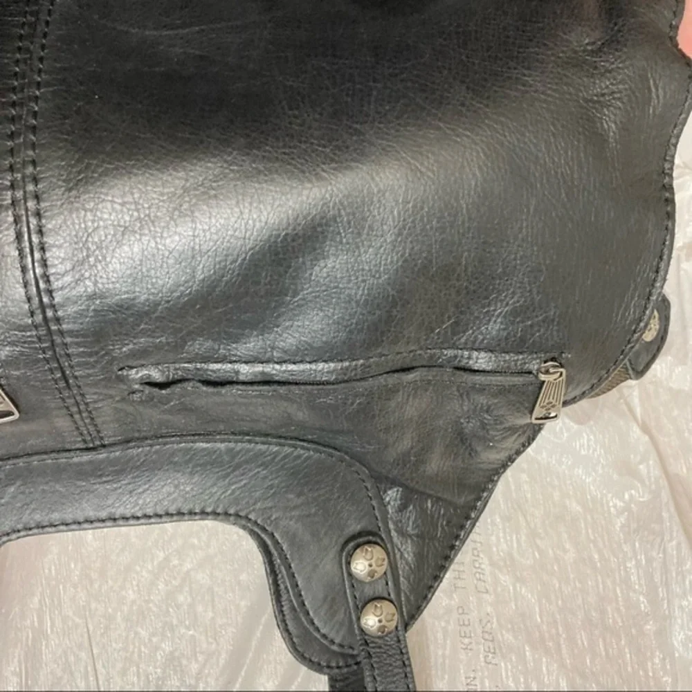 Patricia nash ergo studded distressed leather hobo bag